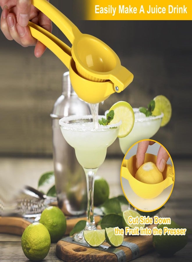 TEZZ Lemon Squeezer, Premium Large Heavy Duty Handhelp Juicer for Lemon, Metal Hand Press Citrus Juicer, Lime Squeezer Bar Tool, Manual Citrus Press - Image 4